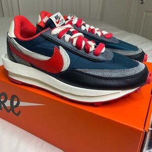Nike Men's Red and Blue Sneakers